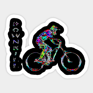 mtb downhill Sticker